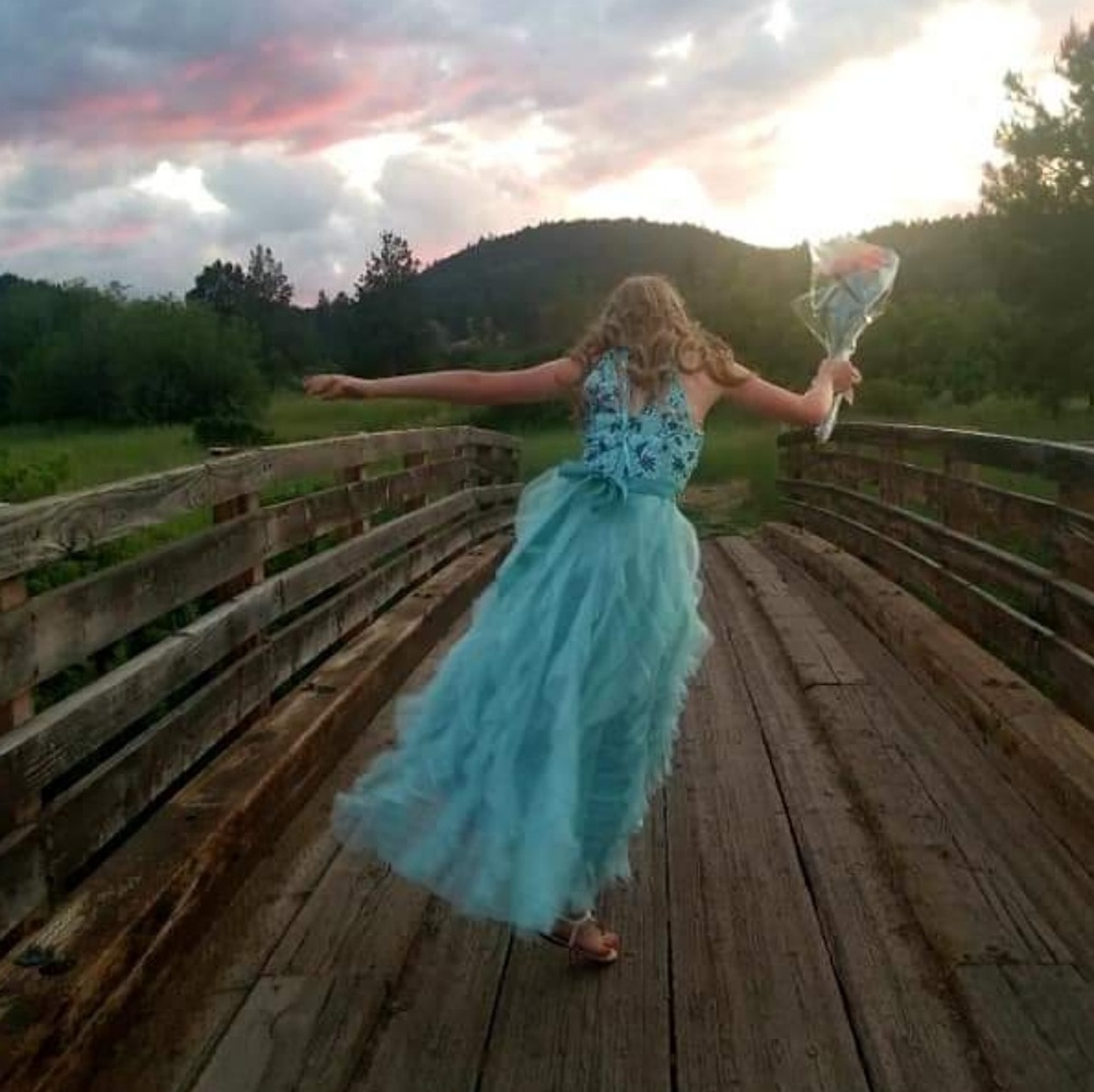 Cornflower Blue Dress - image 2